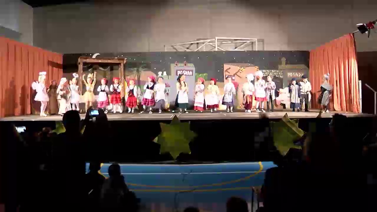 Festival de navidad de alumnos de 3ºA del Colegio La Purísima